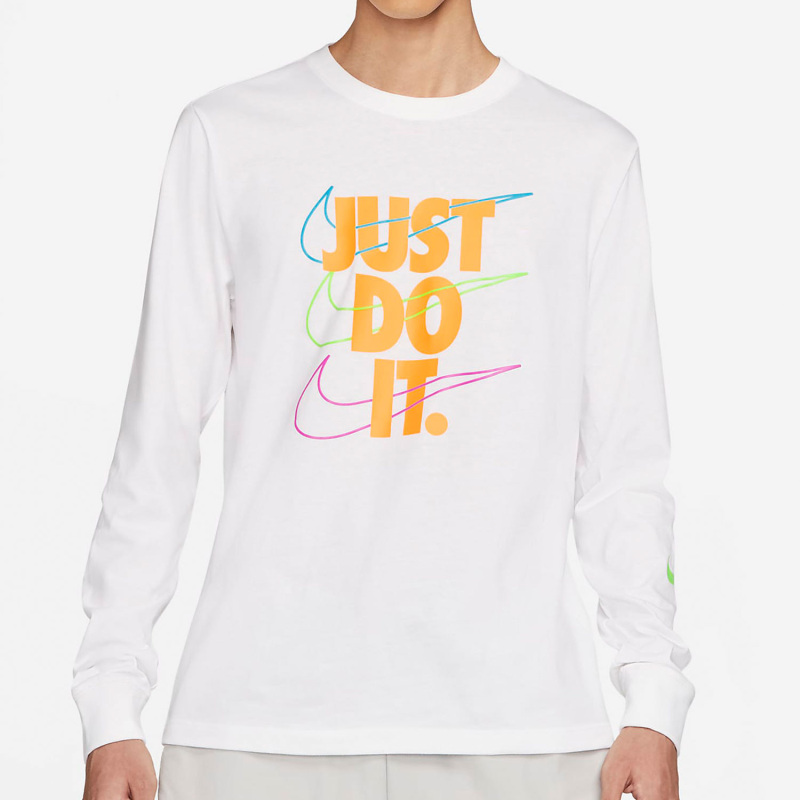 Nike/Nike Genuine Men's Spring Three-Stripe Long-Sleeve T-Shirt Pullover Db6189-100