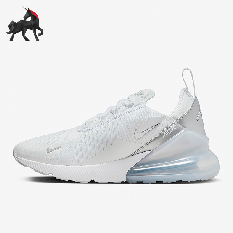 Nike Authentic Air Max 270 Women's Cushioning Breathable Wear-Resistant Sports Running Shoes Dx0114-100 Nike Authentic Air Max 270 Women's Cushioning Breathable Wear-Resistant Sports Running Shoes Dx0114-100