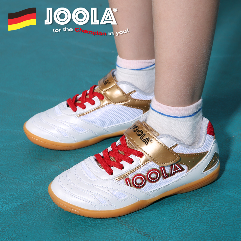 JOOLA Yura Yura Kids Professional Table Tennis Sneakers Boys Girls WearAble Non-Slip Competition Beef Tendon Bottom