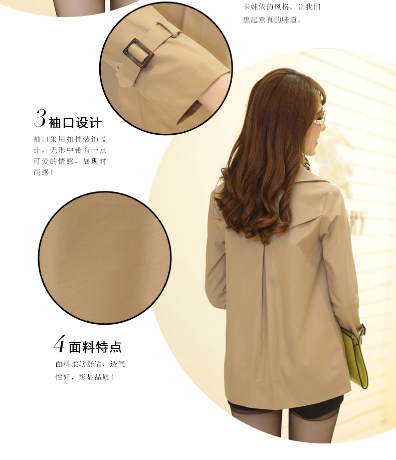 Trench pour femme en Coton en Coton - Ref 3227301 Image 14