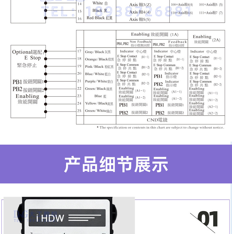 Маховик 远瞻款电子手轮ihdw-bka4l-im荣田机床专用手轮ihdw-boe3l-im-c20 DAG