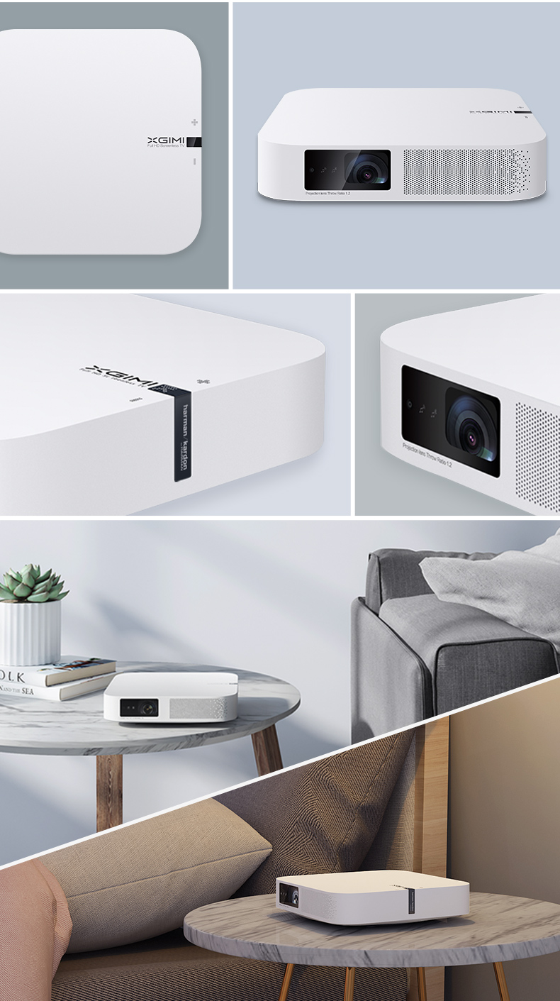 Máy đo cực lớn Z6 không có màn hình Máy chiếu TV gia đình Nhỏ thông minh HD 1080P không dây Máy chiếu WiFi tại nhà XH05L đúc 30 ~ 300 inch