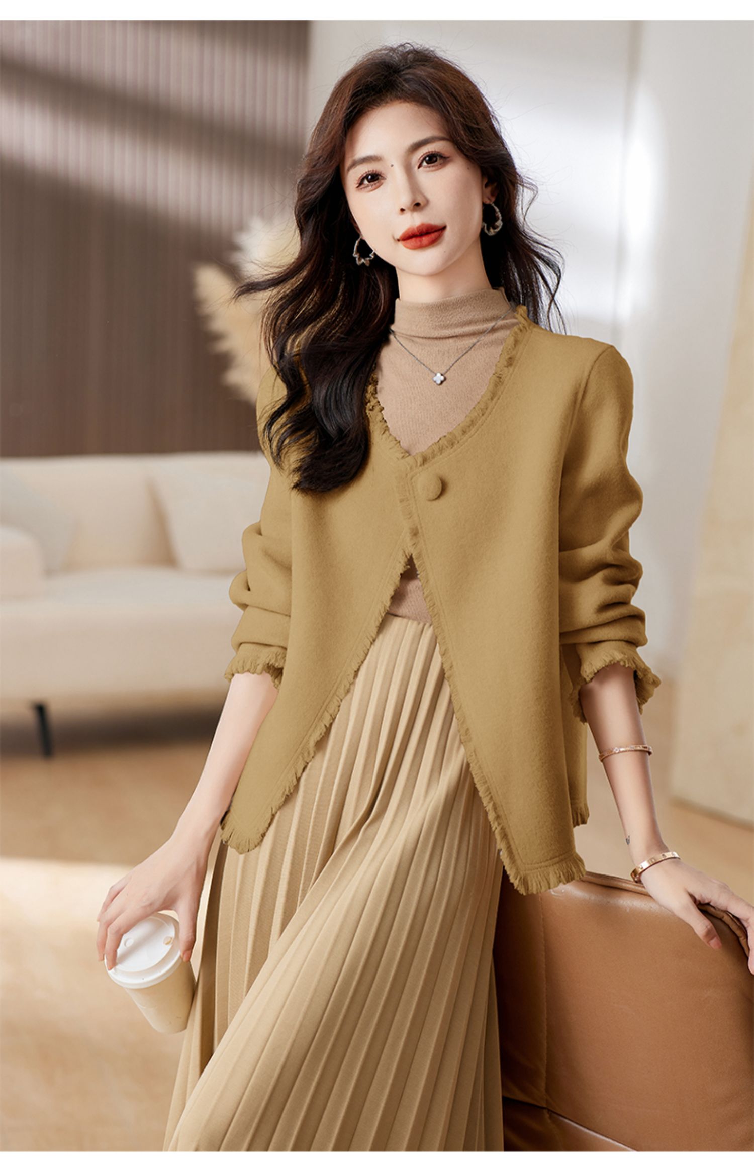 E3449 2260K ÁO KHOÁC NỮ TEMTDEI MÙA XUÂN THU ĐÔNG THỜI TRANG NỮ G05 SẢN PHẨM MỚI
