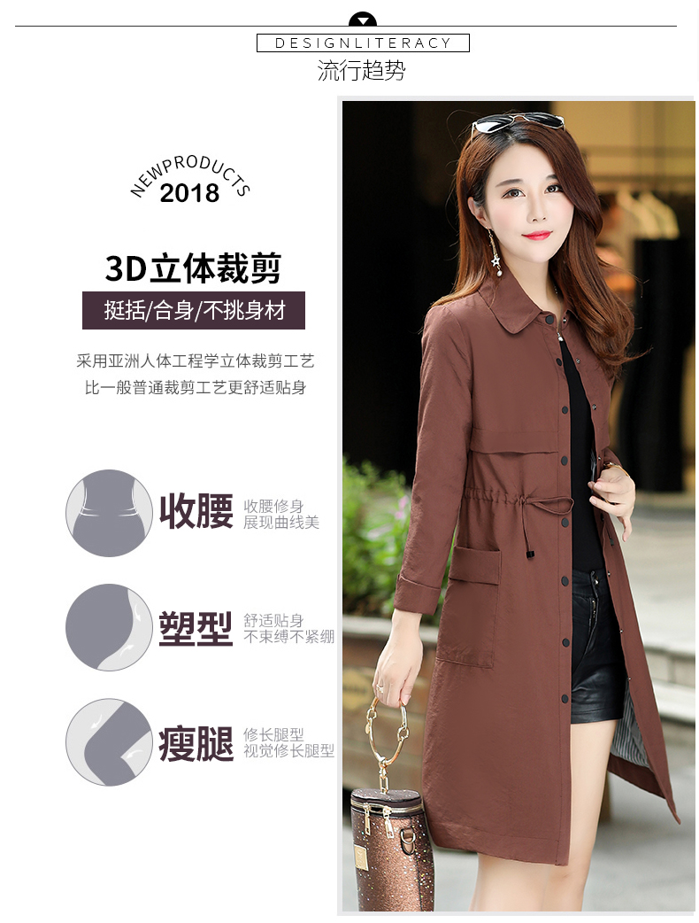 Trench pour femme en Polyester - Ref 3228050 Image 10