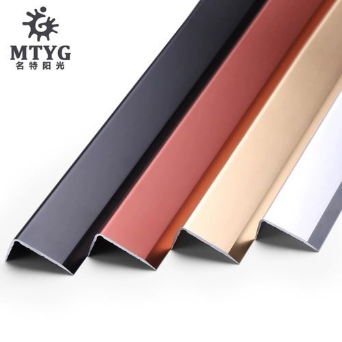 Справа -Корнер Деревянный пол пресс 7 -Шарктер металлическая из нержавеющая сталь плитка лестница Алюминиевый сплав