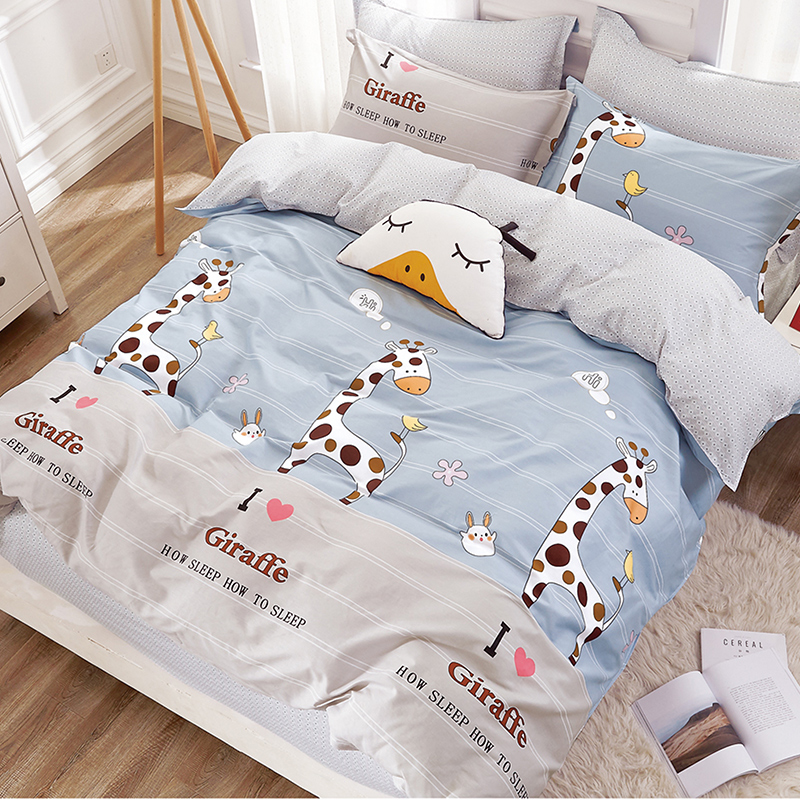 Student dormitory three-piece bed set single 1 2m bed 1 5m cotton bedroom bed 3-piece set 0 9m1 0m