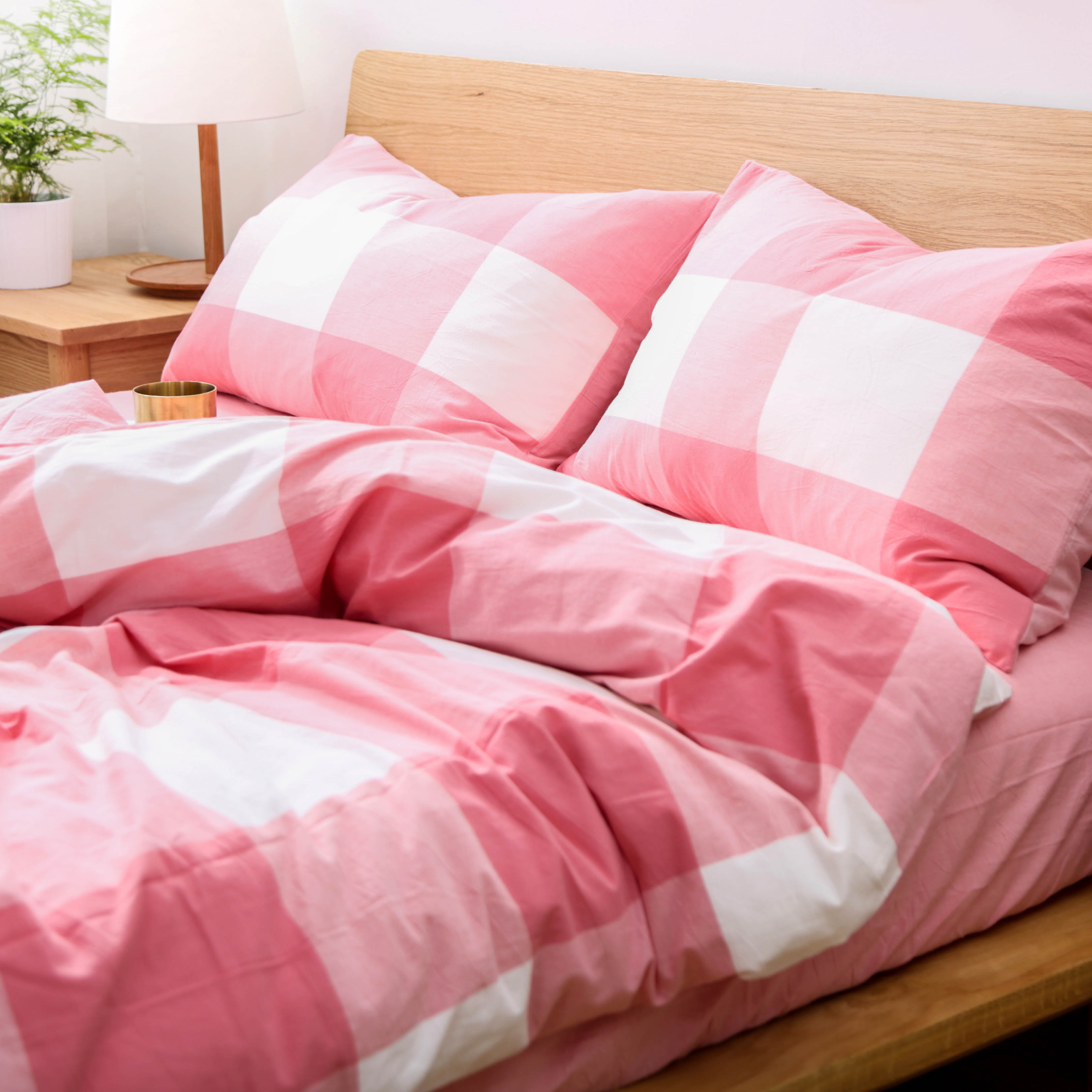 Core core dream Japanese-style cotton washed cotton four-piece set pure cotton 1 5 meters bedding sheets quilt cover quilt cover