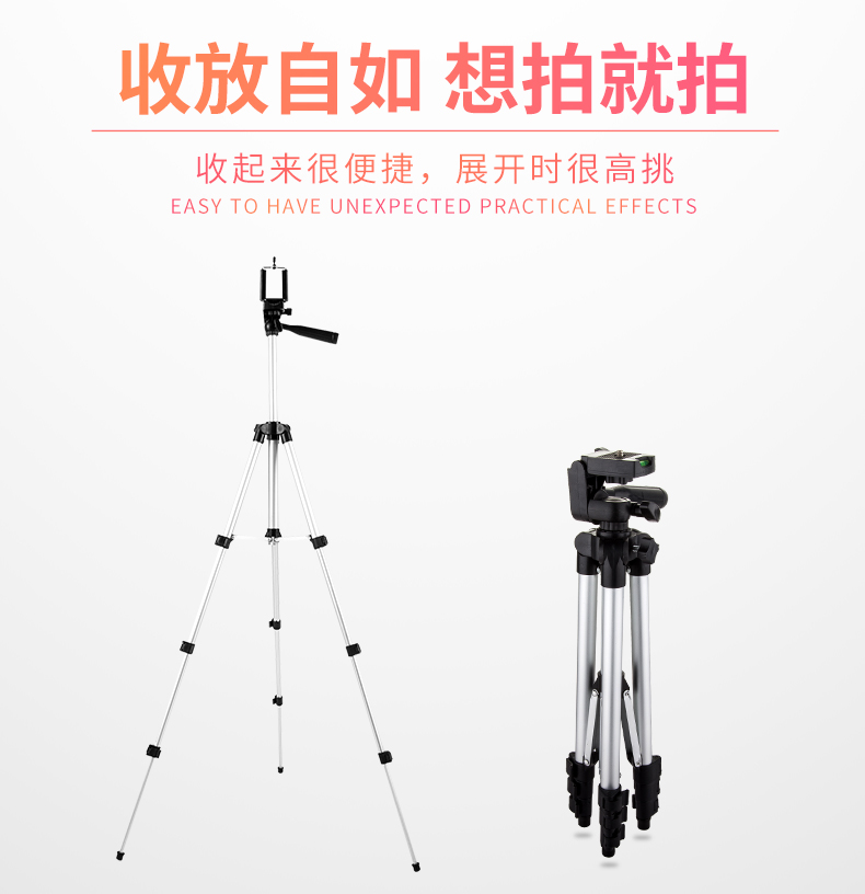 Sống người giữ điện thoại camera đa chức năng chân Video máy quay video tạo tác khéo léo ròng neo đỏ thư mục Desktop sàn chân máy xách tay đứng chụp tự sướng lười biếng ở ngoài trời - Phụ kiện điện thoại di động ốp lưng iphone 7