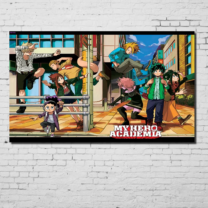 Плакат в стиле My Hero Academia: Little Hero, настенный стикер-панно для стены в комнате, общаге