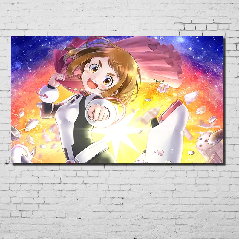 Плакат в стиле My Hero Academia: Little Hero, настенный стикер-панно для стены в комнате, общаге
