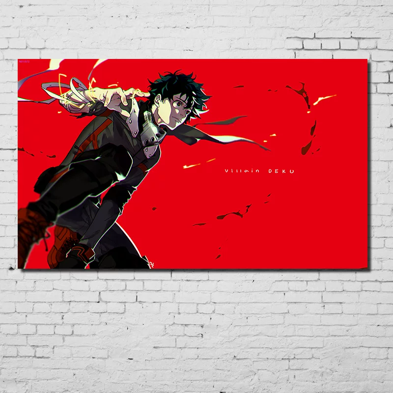 Плакат в стиле My Hero Academia: Little Hero, настенный стикер-панно для стены в комнате, общаге