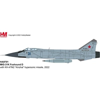 В феврале HA9701 MIG 31 Fighter Mig-31K Foxhoundd с ракетой KH-47M2 2022