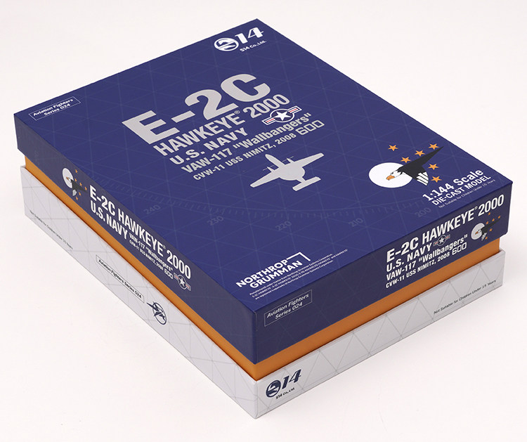 S14 1/144 E-2C Aviation Fighter 024 Hawkeye US Navy VAW-117