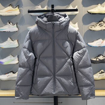 Li Ning down Jacket Men's 2025 Winter New Wade Series Loose Fit 80% Goose down Warm Jacket Aymv565