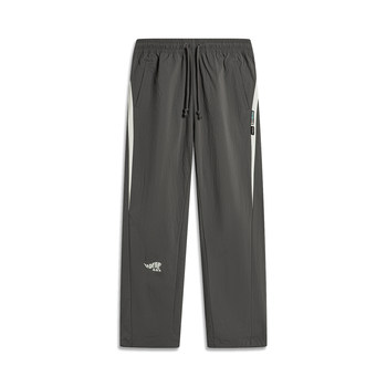 Li-Ning China 2024 New Badfive Men's Straight-Leg Water-Repellent Loose-Fit Sports Pants Ayku067