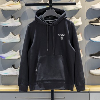 Li Ning Men's Fleece Sweatshirt 2025 Winter New Sports Casual Warm Pullover Hooded Sweatshirt Awdva43
