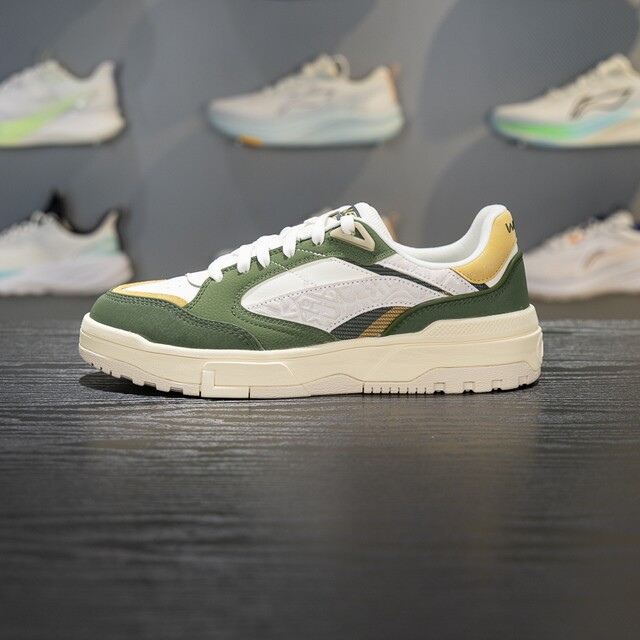 Li Ning Lace-up Men's Board Shoes Low Top Casual Shoes