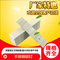  Stainless steel mosquito nail headless nail Fine nail pattern nail Mosquito needle eye-free nail Headless gun nail Trace-free nail