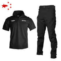 Special Forces tactical T-shirt new quick-drying suit suit security stand collar work uniform instructor lapel short sleeve