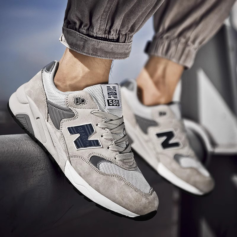 Official Genuine Summer New Model 580 Sports Shoes Men's Running Shoes Autumn and Winter Travel Casual Shoes Men's Trendy Women's Shoes