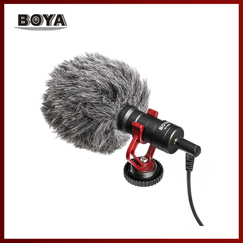 Boja MM1 BOYA mobile phone microphone live microphone collar clip camera covering computer desktop radio vlog