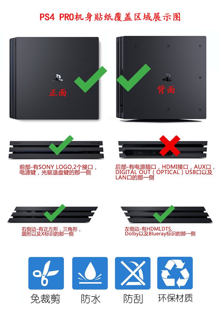 Ds 原裝ps4 Pro貼紙機身貼紙ps4 Pro痛機貼ps4 Pro貼膜 Ei 露天拍賣