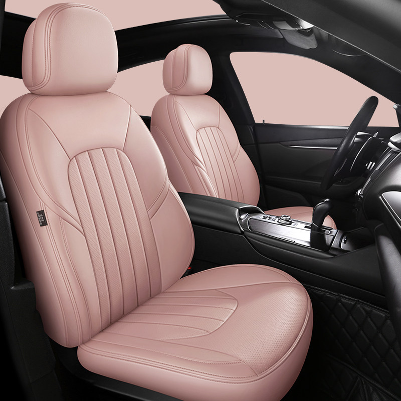 Genuine leather full surround booking made car seat cover all season universal seat cover 21 custom special cushion cow leather seat cushion