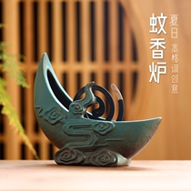 Gongdefang household indoor large ceramic mosquito-repellent stove sandalwood stove agarwood incense aromatherapy line incense holder