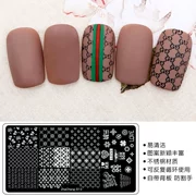 Nail art in tấm in ấn phiên bản in sơn móng tay Trung Quốc phong cách trong suốt con dấu đặt công cụ Giáng sinh mẫu