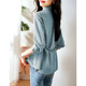 Simple and Elegant Shirt 2023 Spring and Autumn New Fashion Chic Design Slim Thin Versatile Fashionable Intellectual Shirt for Women