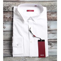 Wits Family Special Cabinet Men Long Sleeve Shirt Pure Cotton Lining White Sashimi Groom Wedding Gown Shirt