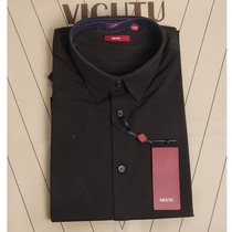 Wits Family Special Cabinet Spring Style Tooling Black Shirt Fashion YZhi Sashimi 100 Lap Short Sleeve Shirt Male X