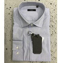 Weijia High-end G Family Man Long Sleeve Shirt 100% Pure Cotton Comfort Blue Gale Collar Shirt Male X