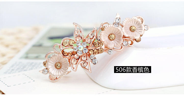 Nhật Bản và Hàn Quốc kẹp tóc nữ mùa xuân Hàn Quốc clip đầu clip nhỏ clip kim cương giả tóc hoang dã thẻ cạnh clip phụ kiện tóc thanh lịch trâm cài tóc