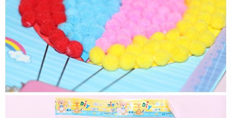 Ngày của cha món quà sang trọng dán bóng sơn Mẫu giáo sáng tạo tay ba chiều trẻ em DIY làm gói vật liệu thiệp tết handmade