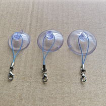 Perforated suction cup glass transparent suction cup car carrying glass fixed strong suction cup hanging small doll toy suction cup