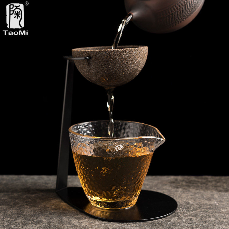 创意无孔茶滤茶漏：泡茶神器，让每一杯茶都成艺术品🎨!-茶滤-淘宝百科网