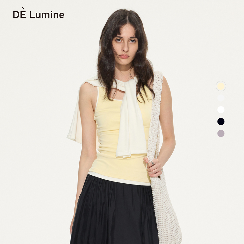 Delumine Multi-Color Modal Blend Camisole for Women, Summer Inner Wear, Slim Fit, U-Neck, Versatile for Outerwear Delumine Multi-Color Modal Blend Camisole for Women, Summer Inner Wear, Slim Fit, U-Neck, Versatile for Outerwear