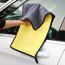 Car wash big towel does not lose hair color thickening velvet absorbent cleaning special long code wholesale large car wipe cloth