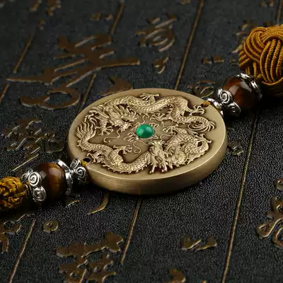 Car pendant creative personality car interior decoration pendant safe high-end car decoration men's car decoration