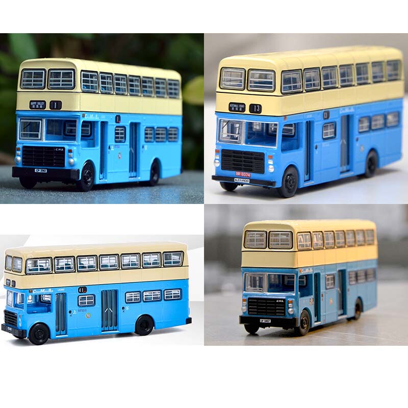 Tiny Micro-Scale Model of a Chinese-Made Arab Five-Type 1 Hong Kong Bus Model 1/110