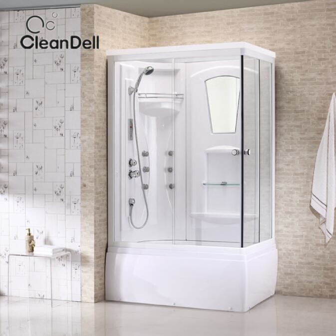 Kanglida Integrated Steam Shower Room Rectangular Shower Room Tempered Glass Arc-Shaped Shower Room