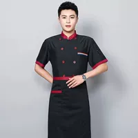 Три бара черная короткая коротка -фартук