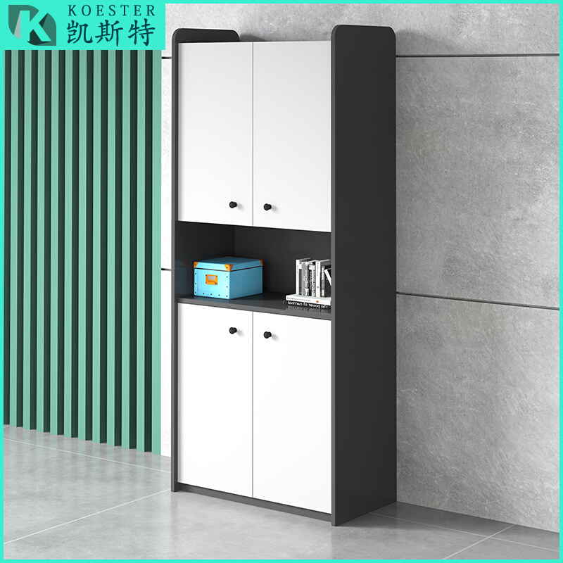 Boss office bookcase wooden file cabinet combination background cabinet simple information modern low cabinet office furniture