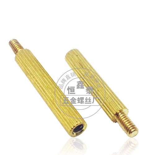 Screw M2 Round knurled single head security copper column M2*3 4 5 6 7 8 9 10 11 12 14 30 3