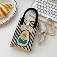 Цветочные полосы черные