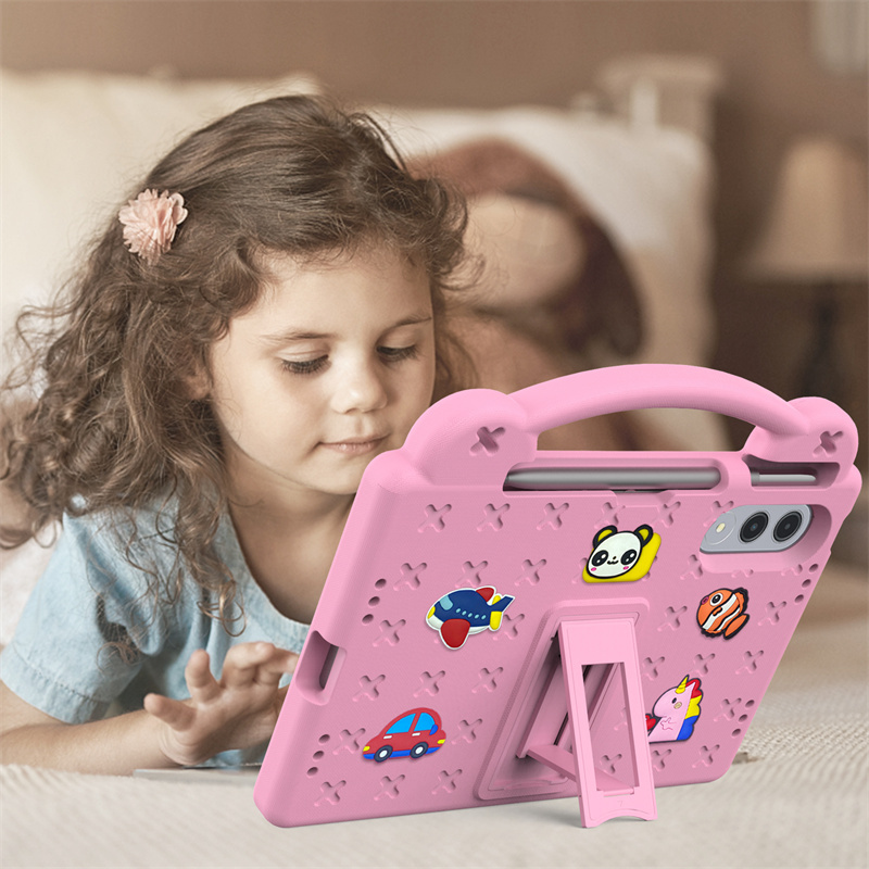 Suitable for 2025 Lenovo Xiaoxin Tablet Progt Cartoon Fashion Case Tb710Fu Retractable Stand Children's Handheld Anti-Pressure Bend-Resistant Wear-Resistant Thickened 11.1inch Back Cover Suitable for 2025 Lenovo Xiaoxin Tablet Progt Cartoon Fashion Case Tb710Fu Retractable Stand Children's Handheld Anti-Pressure Bend-Resistant Wear-Resistant Thickened 11.1inch Back Cover