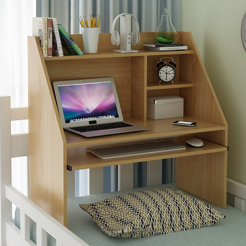College student dormitory artifact desk bunk bed laptop bed lazy table dormitory table small table