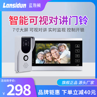 Chuông cửa thông minh Langston biệt thự nhà có dây video màu độ phân giải cao giám sát video liên lạc nội bộ mô hình dự án kiểm soát truy cập chuong cua camera