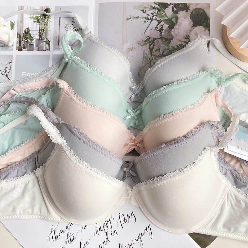 Yue Xinxin Japanese-Style Thin Soft Underwire Smooth Comfortable Push-Up Bra for Girls and Students, Size 65C